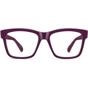 Zenni Optical Women Purple Full Rim Square Plastic Eyeglasses Adult Medium NEW